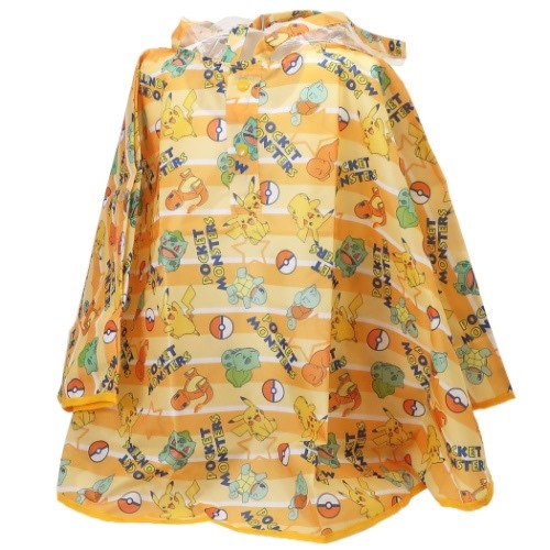 ポケモン 子供用 レインウェア キッズ レインポンチョ イエローボーダー ポケットモンスター キャラクター グッズの通販はau Pay マーケット シネマコレクション 5400円以上で送料無料