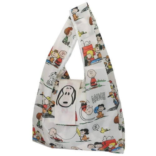 スヌーピー マチ付き エコバッグ お買い物かばん ビンテージ フレンズコミック ピーナッツ キャラクター グッズの通販はau Pay マーケット シネマコレクション 5400円以上で送料無料