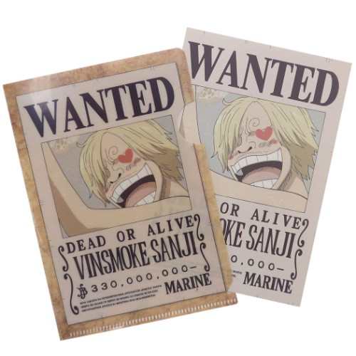 One Piece A6 ファイルケース 付き ポストカード 手配書 サンジ ワンピース コレクション雑貨 アニメキャラクター グッズ メール便可の通販はau Pay マーケット シネマコレクション 5400円以上で送料無料