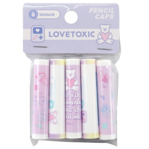 ラブトキシック 鉛筆キャップ えんぴつカバー 5本セット パープル2 Lovetoxic ジュニアブランド グッズ メール便可の通販はau Pay マーケット シネマコレクション 5400円以上で送料無料