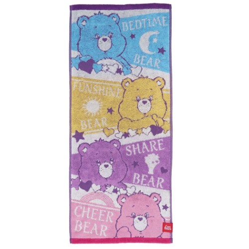 ケアベア フェイスタオル ジャガード ロングタオル カラフルベアーズ Carebears キャラクター グッズ メール便可の通販はau Pay マーケット シネマコレクション 5400円以上で送料無料