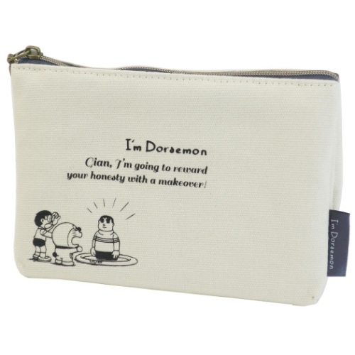 ドラえもん フラットポーチ 3ポケット キャンバス ポーチ きこりの泉 藤子f不二雄 アニメキャラクター グッズの通販はau Pay マーケット シネマコレクション 5400円以上で送料無料