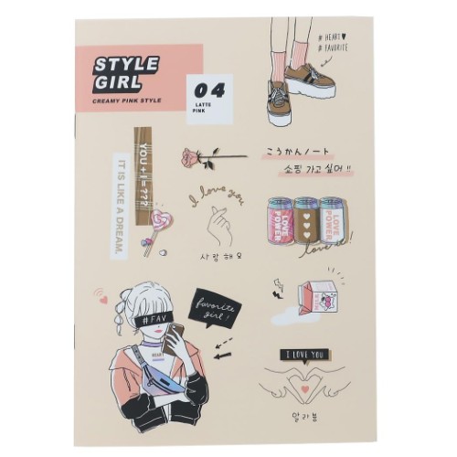 交換ノート A5 こうかん帳 6人用 スタイルガール クリーミーピンクスタイル 小学生中学生女の子向け グッズ メール便可の通販はau Pay マーケット シネマコレクション 5400円以上で送料無料