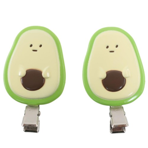 前髪クリップ クセがつきにくい ヘアクリップ 2個セット ジューシーなアボカド 小学生中学生高校生女の子向け グッズ メール便可の通販はau Pay マーケット シネマコレクション 5400円以上で送料無料