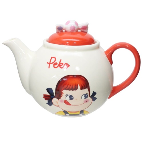不二家のペコちゃん 磁器製急須 ティーポット キャラクター