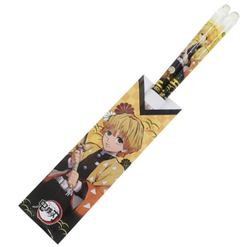 鬼滅の刃 おはし クリアチョップスティック 我妻善逸 少年ジャンプ アニメキャラクター グッズ メール便可