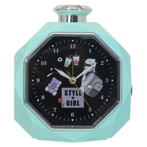 目覚まし時計 パフューム型 クロック スタイルガール 女の子向け プレゼント グッズの通販はau Pay マーケット シネマコレクション 5400円以上で送料無料