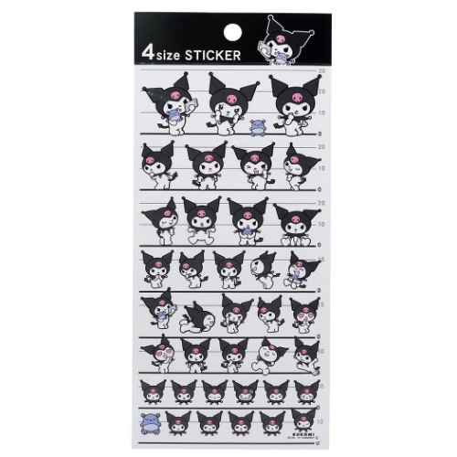 クロミ ステッカー 4サイズ シールシート サンリオ キャラクター グッズ メール便可の通販はau Pay マーケット シネマコレクション 5400円以上で送料無料