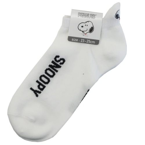 スヌーピー 女性用 靴下 レディース アンクル 刺繍 バックポイント ソックス ホワイト ピーナッツ キャラクター グッズ メール便可の通販はau Pay マーケット シネマコレクション 5400円以上で送料無料