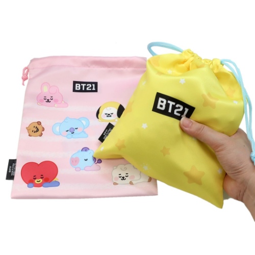 Bt21 巾着袋 きんちゃくポーチ ベビー1 Line Friends キャラクター メール便可の通販はau Pay マーケット シネマコレクション 5400円以上で送料無料