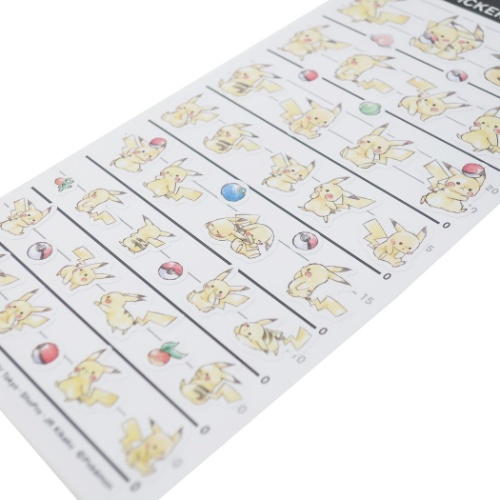 ダメールシールポケモン１枚 ポケモン 4サイズ ステッカー シールシート ピカチュウ Pikachu