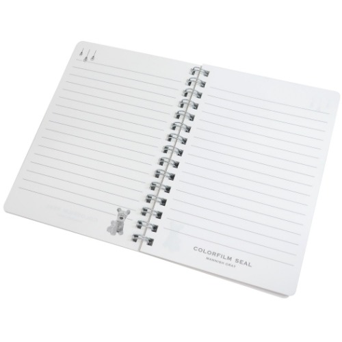 リングノート A6 Wリングノート カラフィルム グレー おしゃれ グッズ メール便可の通販はau Pay マーケット シネマコレクション 5400円以上で送料無料