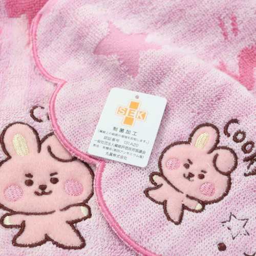 BT21 ミニタオル ジャガード ハンカチタオル ベイビィー COOKY LINE