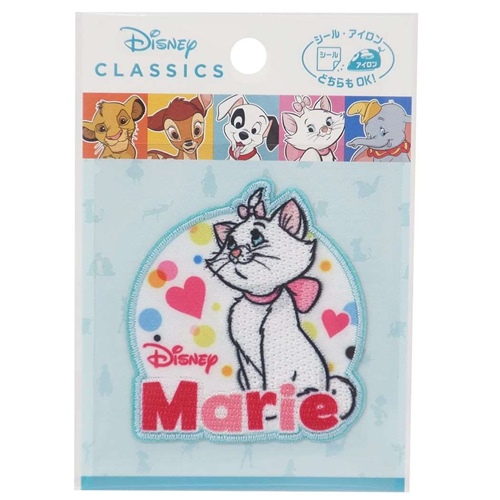 おしゃれキャット マリー ワッペン アイロンパッチ シール ディズニー 大きい かわいい グッズ メール便可の通販はau Pay マーケット シネマコレクション 5400円以上で送料無料