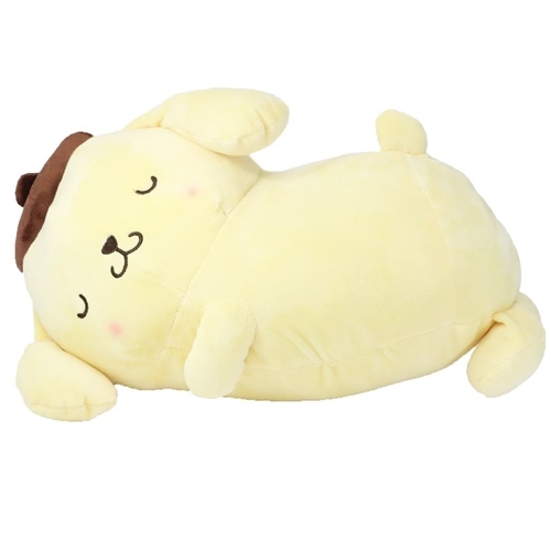 ポムポムプリン ぬいぐるみクッション すやすや 添い寝枕 サンリオ