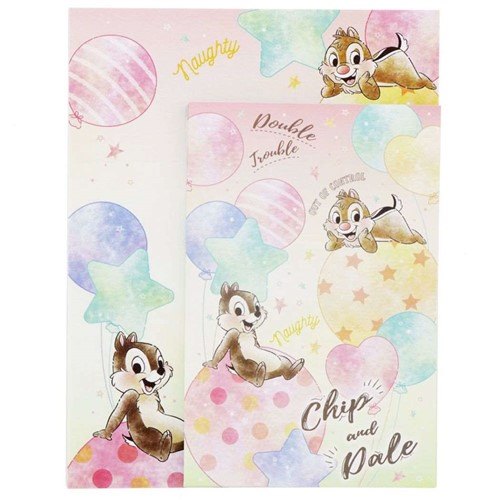 レターセット 手紙セット チップ デール キャラパレ Dc03 ディズニー キャラクター グッズ メール便可の通販はau Pay マーケット シネマコレクション 5400円以上で送料無料