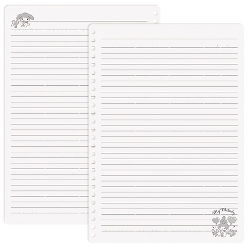 マイメロディ B5学習ノート ルーズリーフn 26穴 サンリオ キャラクター グッズ メール便可の通販はau Pay マーケット シネマコレクション 5400円以上で送料無料