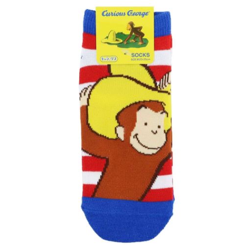おさるのジョージ 女性用靴下 レディースソックス クラシック ボーダー 絵本キャラクター グッズ メール便可の通販はau Pay マーケット シネマコレクション 5400円以上で送料無料