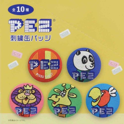 PEZキャラクター刺繍入りレインコート PEZキャラクター刺繍入りレインコート
