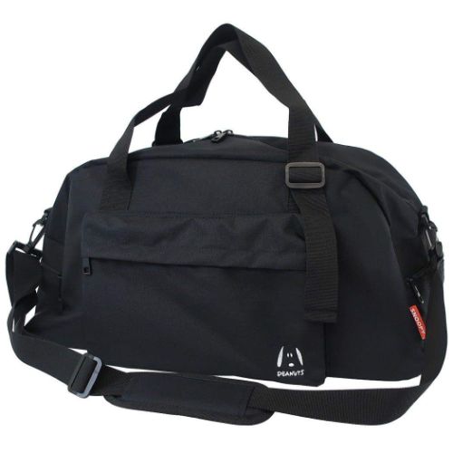 スヌーピー 旅行かばん ボストンバッグ ワンポイント刺繍シリーズ BK フェイススヌーピー ピーナッツ キャラクター グッズの通販は 7,149円