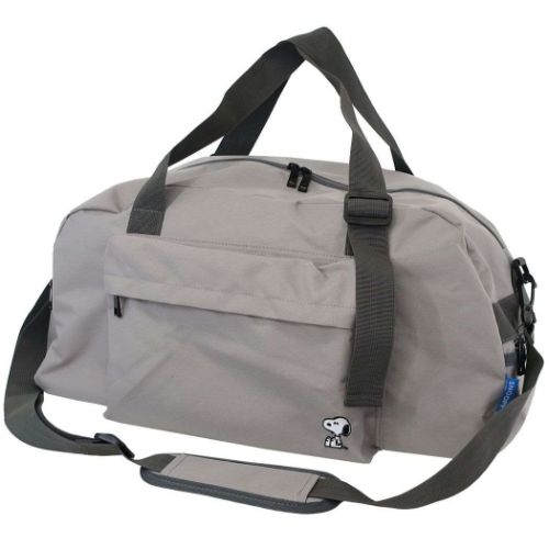 スヌーピー 旅行かばん ボストンバッグ ワンポイント刺繍シリーズ GY おすわりスヌーピー ピーナッツ キャラクター グッズの通販は 7,149円