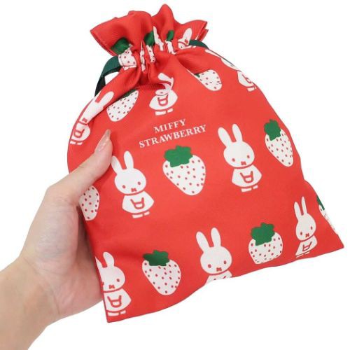 ミッフィー 巾着袋 マルチ巾着 きんちゃくポーチ MIFFY STRAWBERRY