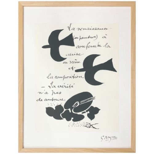 ジョルジュ ブラック アートポスター Georges Braque LA RENAISSANCE…1917/47 ギフト インテリア 取寄品