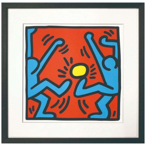 キースヘリング Six Dancing People 1999年製 ポスター Untitled, 1981/キース・ヘリング【Keith Haring】ポスター