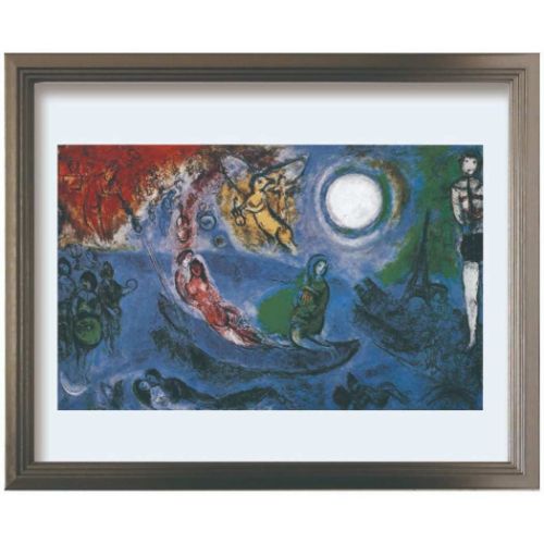 シャガール アートポスター Marc Chagall II concerto1957