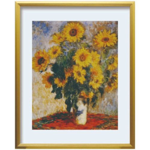 クロード モネ アートポスター Claude Monet Tournesols ギフト インテリア 取寄品