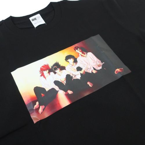 幽遊白書 Tシャツ T-SHIRTS 夕日 Lサイズ XLサイズ 少年ジャンプ アニメキャラクター グッズ メール便可