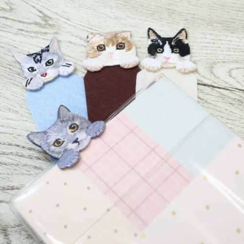 ブックマーク ねこ刺繍栞 CAT BOOKMARKER ハチワレ ねこ かわいい グッズ メール便可の通販はau PAY マーケット  【シネマコレクション】5400円以上で送料無料 au PAY マーケット－通販サイト