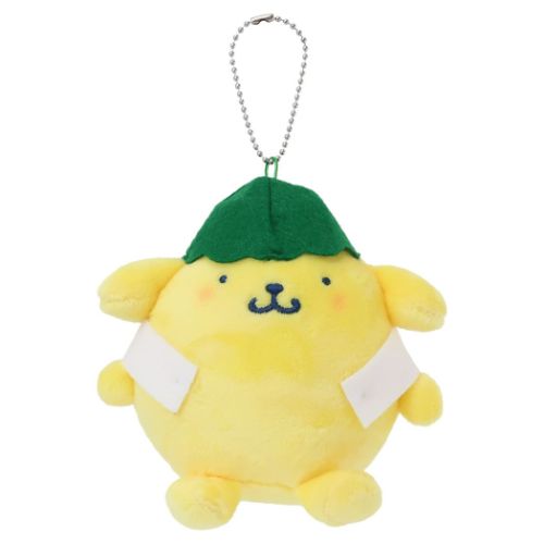 サンリオ ポムポムプリン 幼稚園　マスコット ぬいぐるみ ボールチェーン ポムポムプリン もちもちぬいぐるみボールチェーン｜夢屋