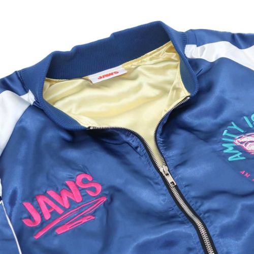 ジョーズ アウター スカジャン L グレイテストシャーク 映画