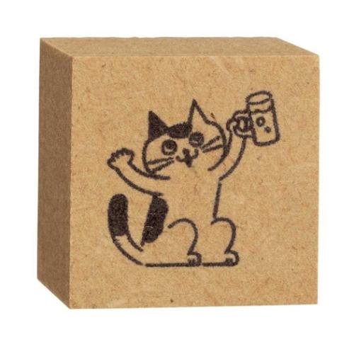 ハンコ お猫ライフスタンプ 飲み会 キャラクター グッズ メール便可