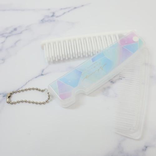 ヘアブラシ マイナスイオンスリム2WAYコーム シャイニー