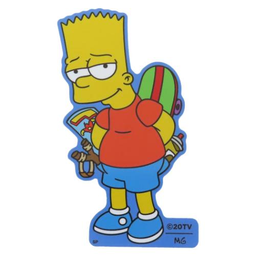 シンプソンズ シール アウトドアステッカー バート スケボー