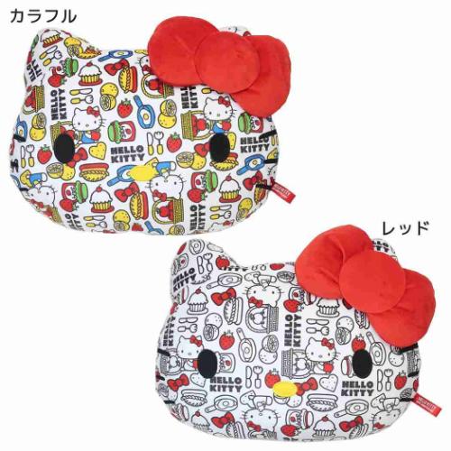 ハローキティ クッション 楽天市場】ハローキティ ビッグフェイス形クッション 600024