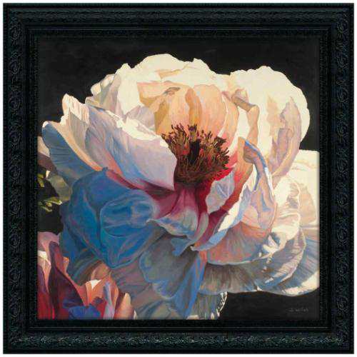 ジェームス ウィーンズ フラワーアート James Wiens モーニング グロー 絵画 花 額付きポスター インテリア 取寄品の通販は