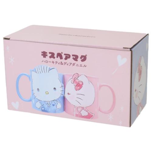 A*7様 キティ　ダニエル　ペア食器等 ハローキティ ギフト食器 キスペアマグ ハローキティ＆ディア