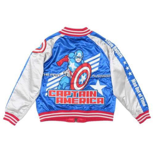 キャプテンアメリカ スカジャン アウター スーパーソルジャー MARVEL キャラクター グッズの通販は