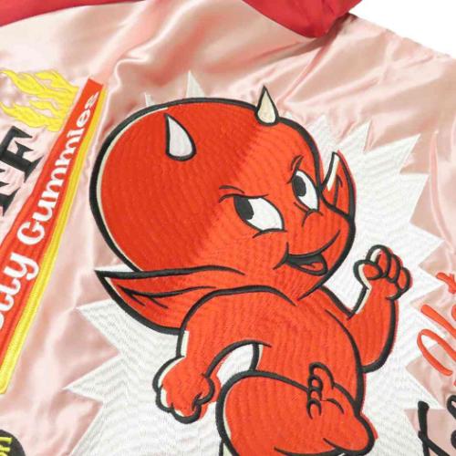 ホットスタッフ スカジャン アウター レッドホット キャラクター