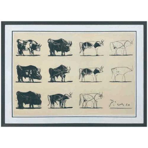 パブロ ピカソ 名画 Pablo Picasso The Bull ギフト インテリア 取寄品