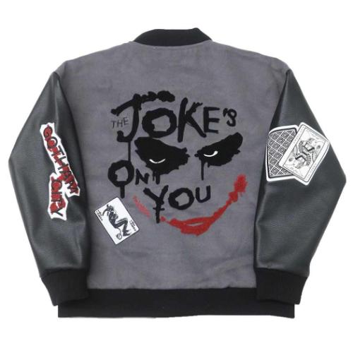 ジョーカー アウター レディース スタジャン ダークナイト L DCコミック 映画キャラクター グッズ