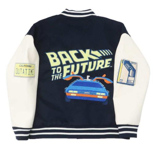 バックトゥザフューチャー アウター レディース スタジャン フロウトデロリアン L 映画キャラクター グッズ