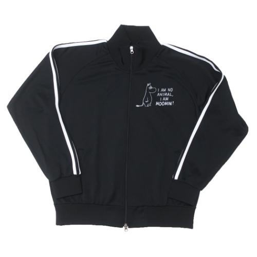 ムーミン ジャージ トラックジャケット BKxWH Lサイズ 北欧 キャラクター グッズ