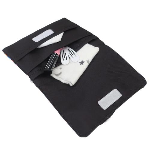 スティッチ　ポーチ スティッチ クリップポケット ポケットポーチ 黒 新入学 ディズニー