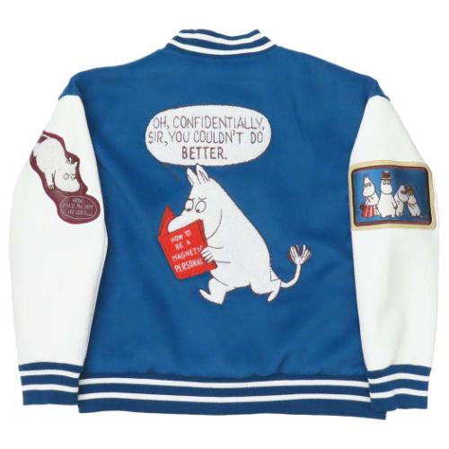 ムーミン アウター レディース スタジャン ワッペンムーミン L 北欧 キャラクター グッズの通販は