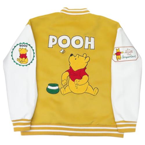 くまのプーさん アウター メンズ スタジャン マイルドハニー 3L ディズニー キャラクター グッズ