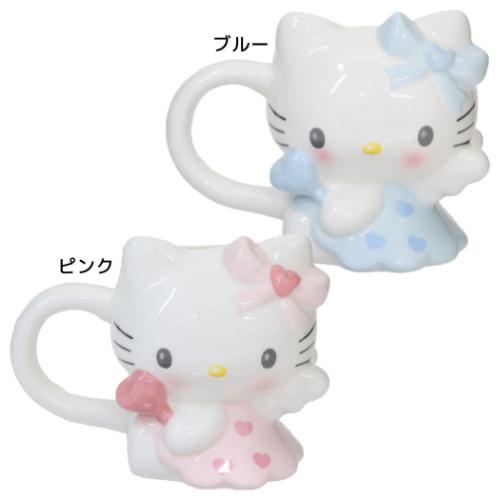 ハローキティ マグカップ ダイカットマグ エンジェル サンリオ キャラクター グッズ